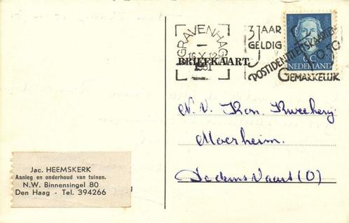 Jac. Heemskerk, Den Haag - 10.1951 - briefkaart, Postzegels en Munten, Brieven en Enveloppen | Nederland, Briefkaart, Ophalen of Verzenden