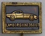 Speldje Lamborghini 350 GT, W. van Veluw, Zeist, Verzamelen, Speldjes, Pins en Buttons, Ophalen of Verzenden, Gebruikt, Transport