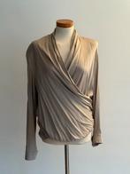 Repeat zijde blouse met elastan maat 42 champagnekleur, Repeat, Maat 42/44 (L), Ophalen of Verzenden, Zo goed als nieuw