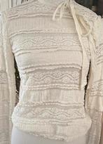 Romantische victoriaans Kanten top nieuw zara maat 38 creme, Maat 38/40 (M), Wit, Ophalen of Verzenden, Zo goed als nieuw