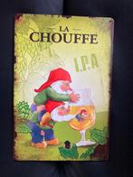 La Chouffe Bier Bord IPA 30 bij 20 metaal, Ophalen of Verzenden, Zo goed als nieuw