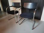 Twee Vitra stoelen, in hele goede staat, Huis en Inrichting, Stoelen, Ophalen, Twee, Zo goed als nieuw, Zwart