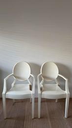 2x Louis Ghost stoelen - Philippe Starck design, Huis en Inrichting, Stoelen, Ophalen, Kunststof, Gebruikt, Twee