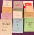 Stapel bladmuziek saxofoon ( Conservatorium/ professioneel), Muziek en Instrumenten, Bladmuziek, Ophalen, Gebruikt, Overige genres
