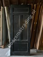Zwarte massief hardhouten voordeur 93/231.5, Ophalen, 80 tot 100 cm, 215 cm of meer, Nieuw
