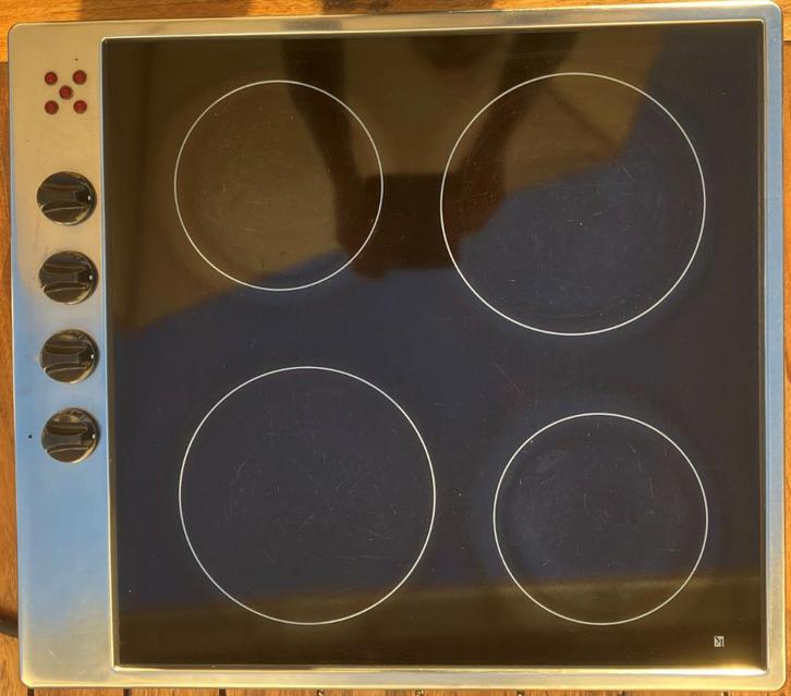 Pelgrim keramische kookplaat inbouw, Witgoed en Apparatuur, Kookplaten, Gebruikt, Inbouw, Keramisch, 4 kookzones, Ophalen