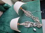 Mooie brocante wandlampen, Huis en Inrichting, Lampen | Wandlampen, Ophalen, Gebruikt, Metaal, Brocante en vintage