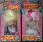 Vintage Toys N Things Troll Bruid en Bruidegom Set met Roze., Verzamelen, Ophalen of Verzenden, Nieuw