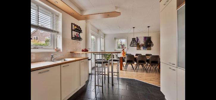 Complete Gebruikte Keuken, Huis en Inrichting, Keuken | Complete keukens, Gebruikt, Hoekkeuken, Crème, Hout, Ophalen