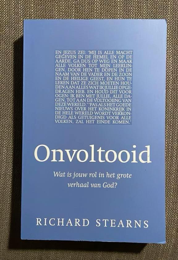 Richard Stearns - Onvoltooid, Boeken, Godsdienst en Theologie, Zo goed als nieuw, Ophalen of Verzenden