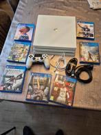 PlayStation 4 Pro met 7  games en controller, Spelcomputers en Games, Met games, Ophalen of Verzenden, Zo goed als nieuw, 1 TB