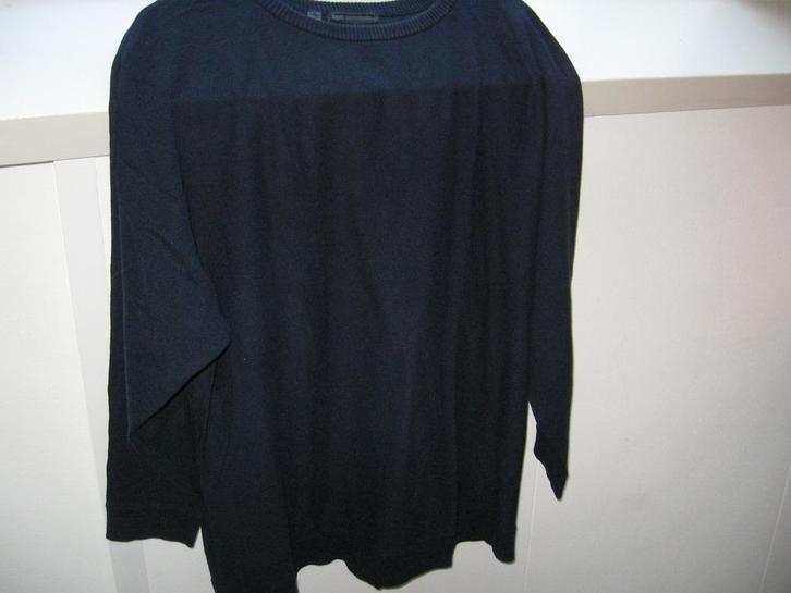 nw D. Blauwe BPC trui  maat 52 54 €15.00 fijn gebreid., Kleding | Dames, Grote Maten, Zo goed als nieuw, Trui of Vest, Blauw, Ophalen of Verzenden