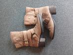 Lederen dameslaarsjes, Kleding | Dames, Schoenen, Ophalen of Verzenden, Zo goed als nieuw, Zwart
