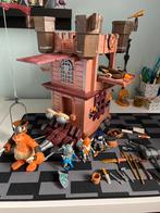 Playmobil knigts aanvalstoren 9340, Ophalen of Verzenden, Zo goed als nieuw, Complete set