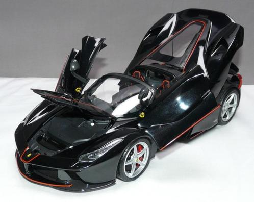 Ferrari LaFerrari Aperta Zwart BBR182232 1:18 BBR Diecast, Hobby en Vrije tijd, Modelauto's | 1:18, Nieuw, Auto, Overige merken