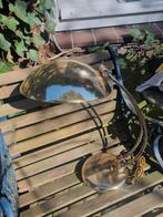 Vintage bureaulamp messing Massive, Ophalen of Verzenden, Gebruikt, Metaal, Minder dan 50 cm