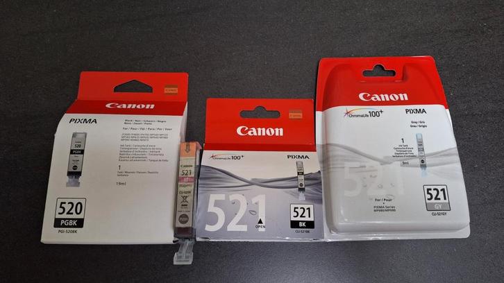 Canon Printerinkt CLI-521/PGBK-520 Nieuw in Verpakking, Computers en Software, Printerbenodigdheden, Nieuw, Cartridge, Ophalen of Verzenden