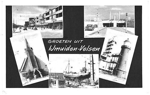 964007	IJmuiden	Velsen	1964	Gelopen met postzegel, Verzamelen, Ansichtkaarten | Nederland, Gelopen, Noord-Holland, 1960 tot 1980