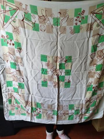 Vintage Ontbijt Kleed/lakken uit de  jaren 60/70s beschikbaar voor biedingen