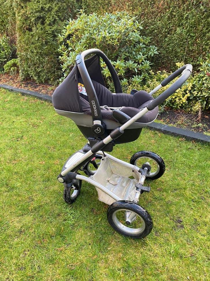 Mutsy kinderwagen 3 in 1, Kinderen en Baby's, Kinderwagens en Combinaties, Zo goed als nieuw, Combiwagen, Mutsy, Luchtbanden, Met reiswieg