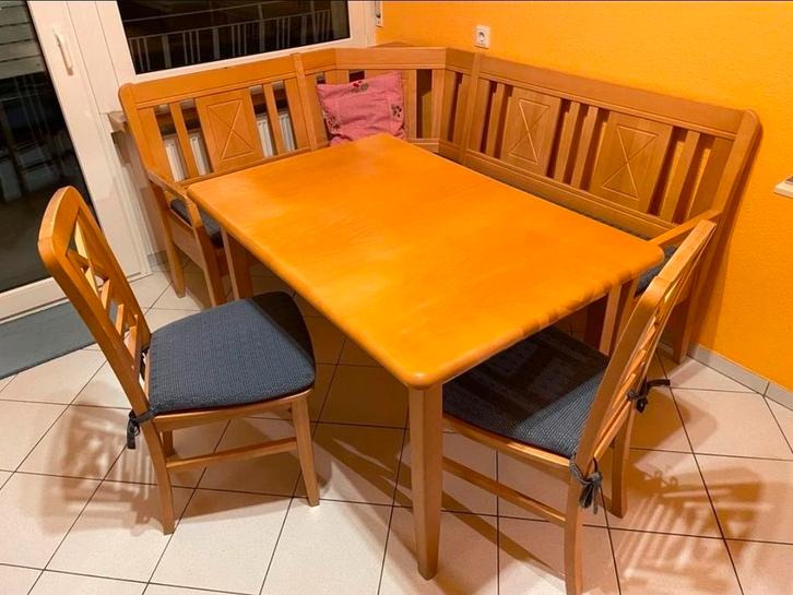 Retro Stijl Oostenrijkse eethoek Duitse Hoekbank Zithoek, Huis en Inrichting, Complete eetkamers, Gebruikt, Ophalen