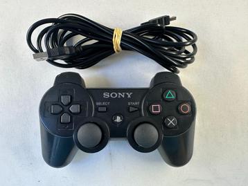 Dualshock 3 Sixaxis Sony Playstation 3 controller zwart PS3 beschikbaar voor biedingen