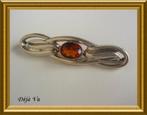Oude zilveren broche, Sieraden, Tassen en Uiterlijk, Antieke sieraden, Ophalen of Verzenden, Zilver, Broche, Met edelsteen