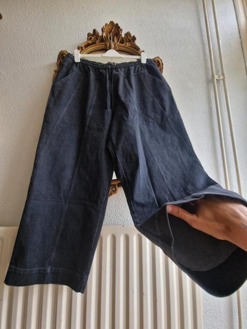 Exelle donker grijs stevig wijde spijkerbroek met elastiek, Kleding | Dames, Grote Maten, Zo goed als nieuw, Broek of Spijkerbroek