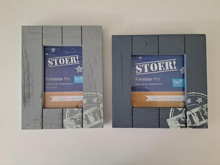 Lief Lifestyle Stoer! fotolijstjes Ties, Kinderen en Baby's, Kinderkamer | Inrichting en Decoratie, Zo goed als nieuw, Wanddecoratie