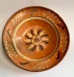 18e / 19e eeuw Grote Slibaardewerk Schotel schaal gaaf, Ophalen of Verzenden