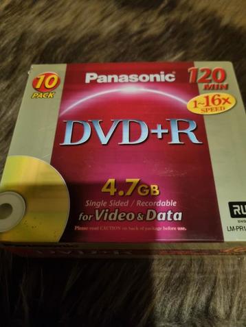 Panasonic DVD+R 10-Pack - Nieuw! beschikbaar voor biedingen