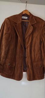 Jasje Gerry Weber, velours  maat 44., Kleding | Dames, Jasjes, Kostuums en Pakken, Bruin, Maat 42/44 (L), Ophalen of Verzenden