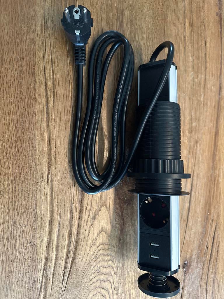 Emuca Vertikal Multi-stopcontact, Ophalen of Verzenden, Nieuw, Stopcontact