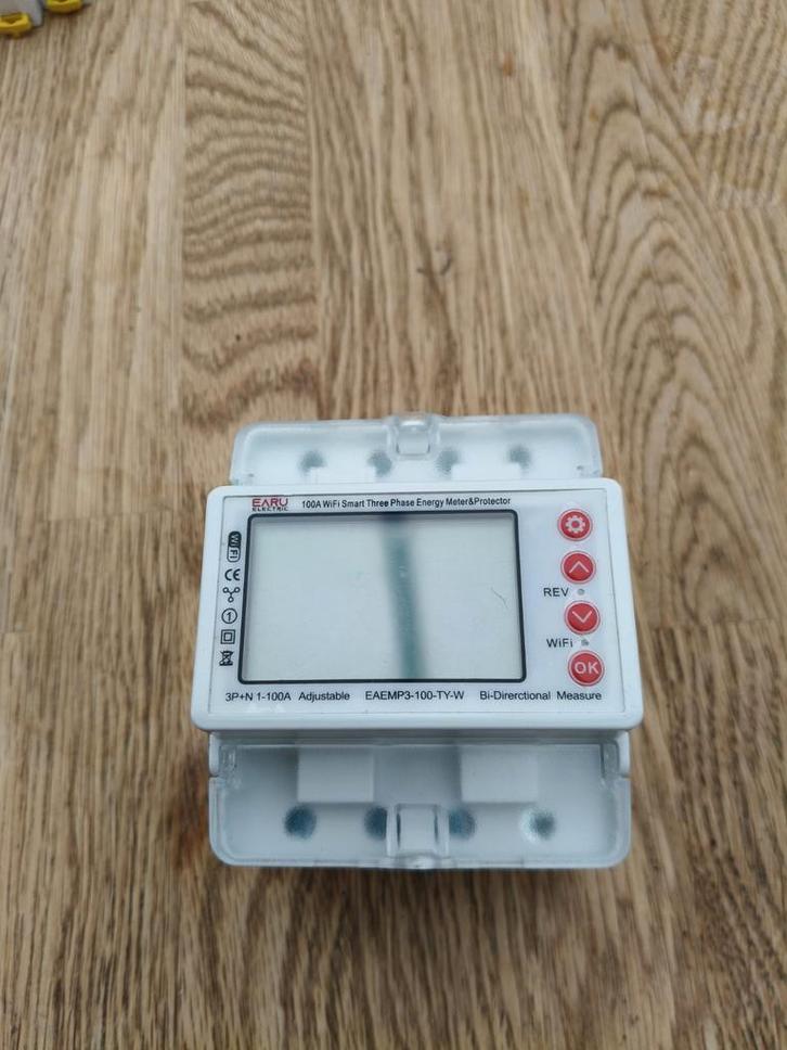 EARU 100A WiFi 3-Fase Energiemeter smarthome, Hobby en Vrije tijd, Elektronica-componenten, Nieuw, Ophalen of Verzenden