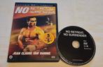 Van Damme No Retreat No Surrender Dvd Actie/Martial-Arts, Cd's en Dvd's, Vanaf 16 jaar, Ophalen of Verzenden, Zo goed als nieuw