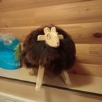 Houten schaap met schapenvacht, Ophalen of Verzenden