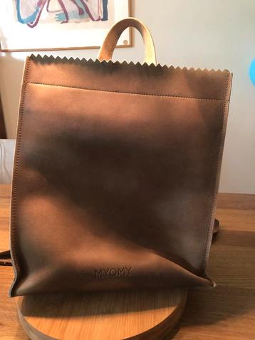 MYOMY My paper bag back hunter waxy taupe beschikbaar voor biedingen
