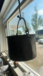 Oude koperen ketel compleet met haam., Ophalen of Verzenden, Koper