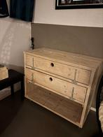 Steigerhouten Kastje met Lades, Huis en Inrichting, Kasten | Dressoirs, Ophalen, 25 tot 50 cm, 50 tot 100 cm