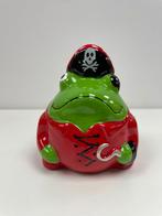 Pomme Pidou - Piraat Freddy Kikker - Spaarpot, Ophalen of Verzenden, Zo goed als nieuw, Steen, Aardewerk of Keramiek, Dier