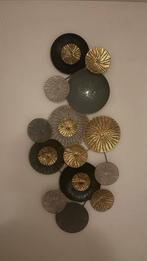 Moderne Wanddecoratie - Metalen Cirkels, Ophalen, Zo goed als nieuw