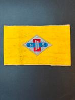 Katoenen armband met oud NS-logo (jaren 50/60), Ophalen of Verzenden, Gebruikt, Trein