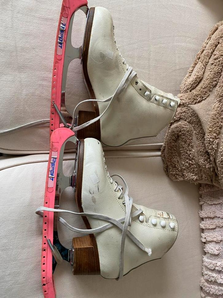 Risport Super Cristallo Kunstschaatsen met IJzers, Sport en Fitness, Schaatsen, Gebruikt, Kunstschaatsen, Overige merken, Ophalen of Verzenden
