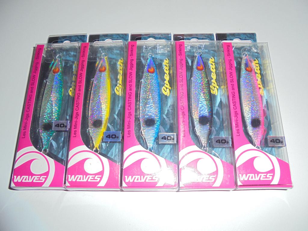 Waves Spear Casting Jig en Slow Pitch Jig, 40g, 30g, 20g., Ophalen of Verzenden, Nieuw, Overige typen