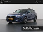 Ford Focus Wagon 1.0 EcoBoost Hybrid ST Line | Winterpakket, Auto's, Stof, Blauw, 155 pk, 3 cilinders
