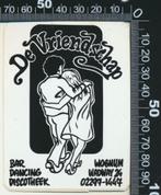 Sticker: Bar Dancing Discotheek De Vriendschap - Wognum, Verzamelen, Stickers, Ophalen of Verzenden