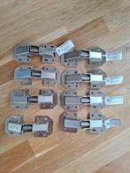 Meubelscharnier hydraulisch 8x, Doe-het-zelf en Verbouw, Hang- en Sluitwerk, Ophalen, Nieuw, Rvs, Scharnier