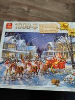 Kerstpuzzel 1000 stukjes, Ophalen of Verzenden, 500 t/m 1500 stukjes, Zo goed als nieuw
