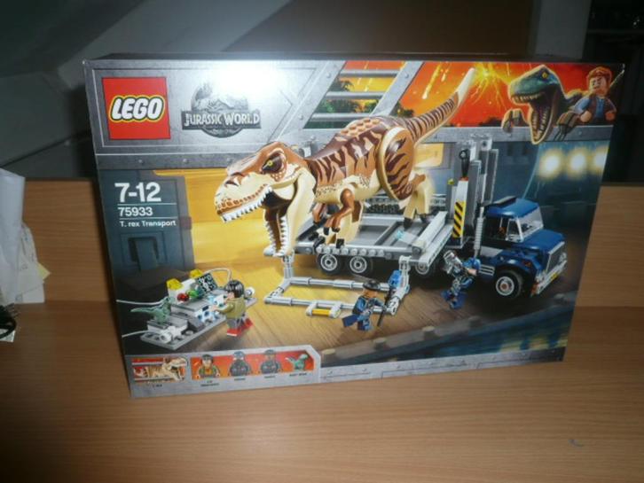 lego jurassic world 75933: T. rex Transport Nieuw, Kinderen en Baby's, Speelgoed | Duplo en Lego, Nieuw, Lego, Complete set, Ophalen of Verzenden