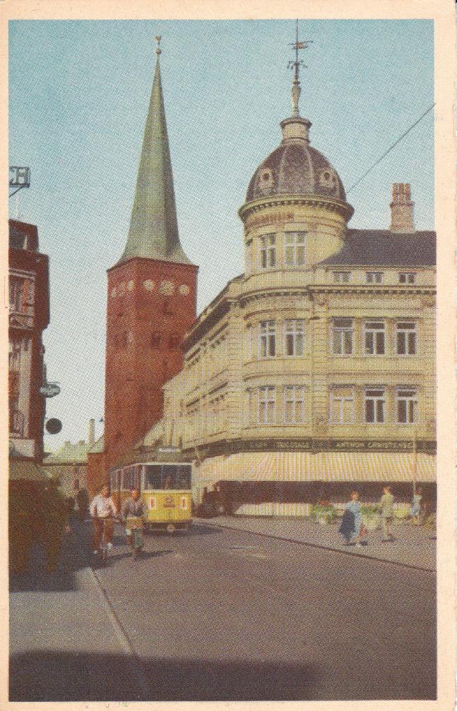 A133 Denemarken - Aarhus - gel. 1951, Verzamelen, Ansichtkaarten | Buitenland, Overig Europa, 1940 tot 1960, Verzenden